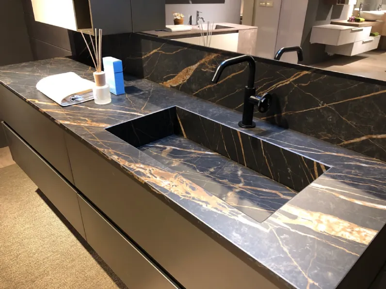 Mobile bagno in laccato opaco modello M2 system di Baxar in Offerta Outlet