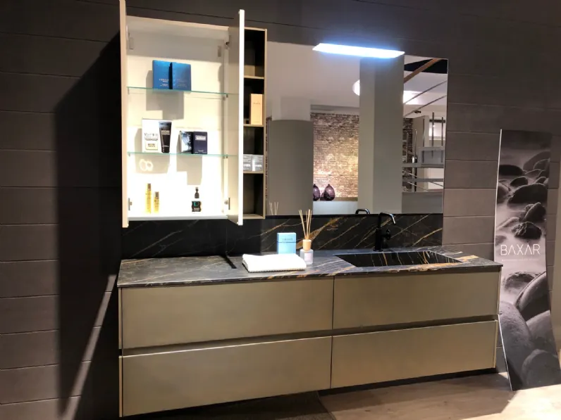 Mobile bagno in laccato opaco modello M2 system di Baxar in Offerta Outlet