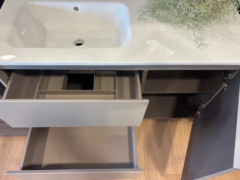 Arredamento bagno: mobile Artigianale Mobile bagno color tortora  a prezzi outlet