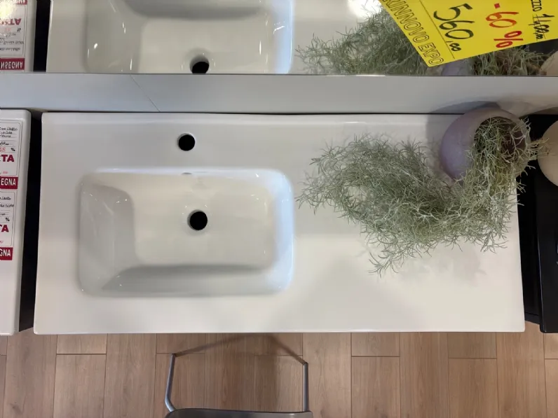 Arredamento bagno: mobile Artigianale Mobile bagno color tortora  a prezzi outlet