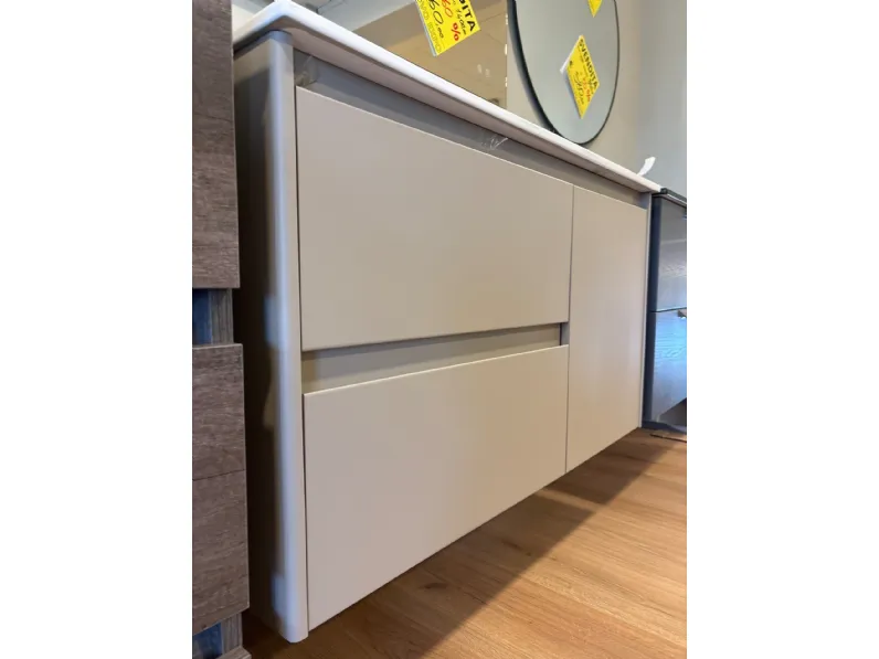 Arredamento bagno: mobile Artigianale Mobile bagno color tortora  a prezzi outlet