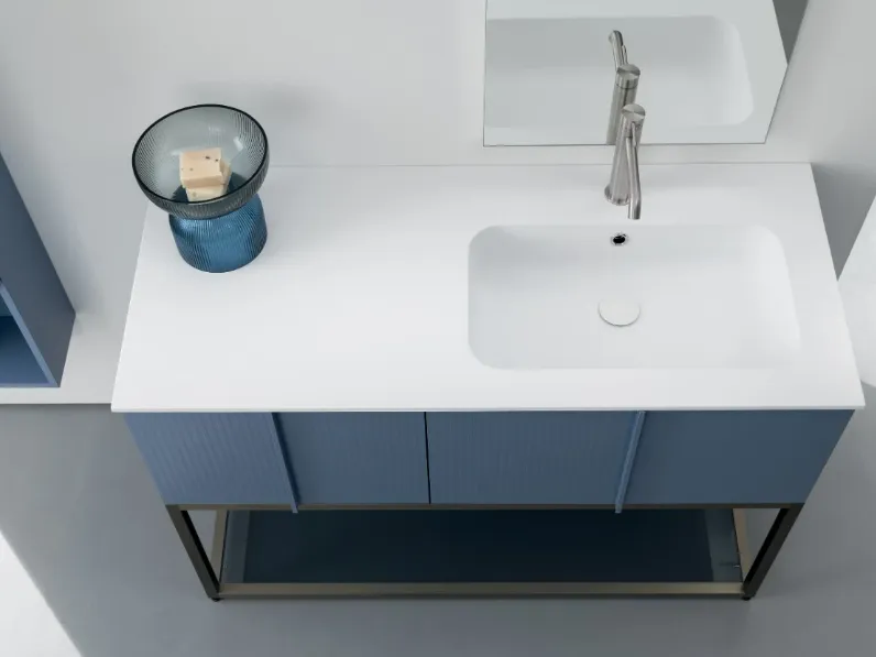B201 13 Artigianale: mobile bagno sospeso A PREZZI OUTLET