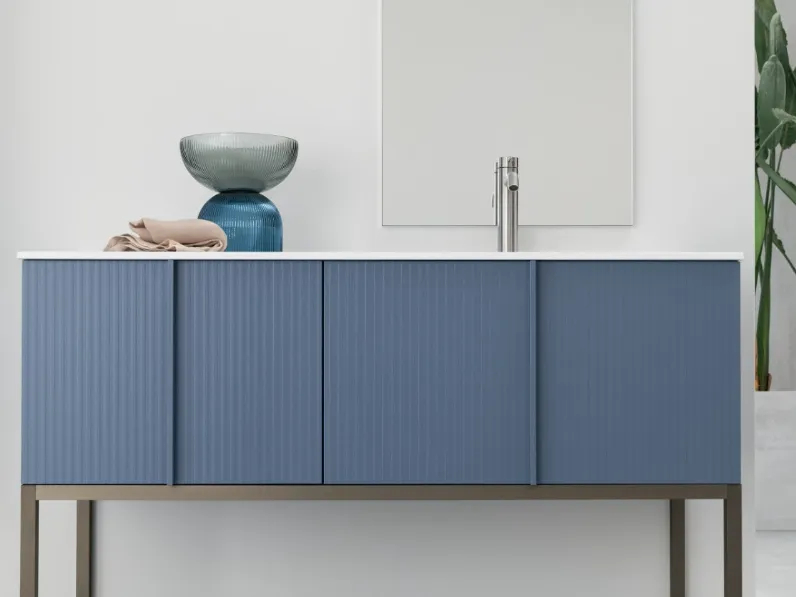 B201 13 Artigianale: mobile bagno sospeso A PREZZI OUTLET