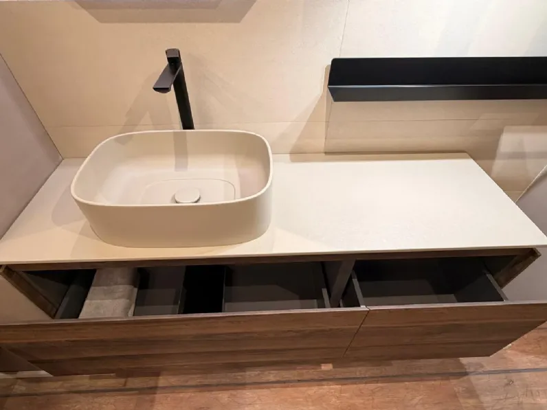 Mobile bagno in laminato modello Bagno a terra di Baxar in Offerta Outlet