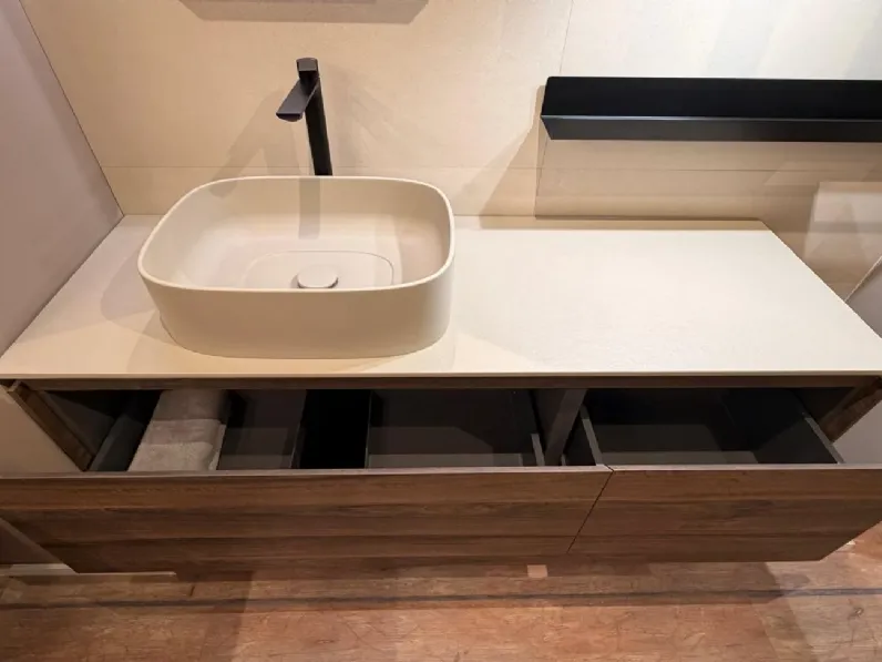 Mobile bagno in laminato modello Bagno a terra di Baxar in Offerta Outlet