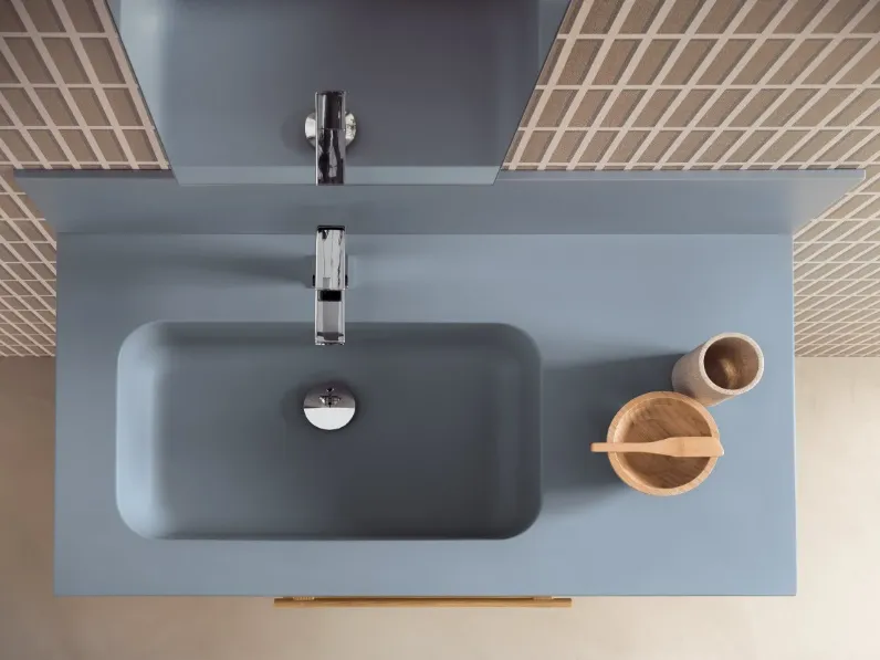 Picta 03 Artigianale: mobile bagno sospeso A PREZZI OUTLET