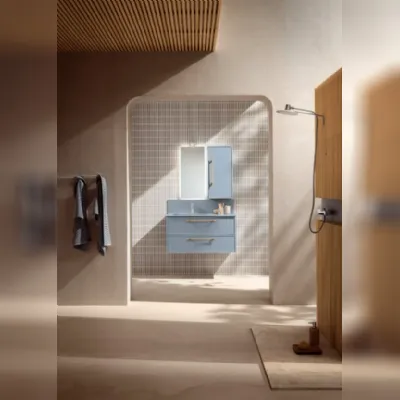 Picta 03 Artigianale: mobile bagno sospeso A PREZZI OUTLET
