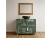 Mobile bagno A terra Mobile etnico bagno bilbao Nuovi mondi collection a prezzi outlet