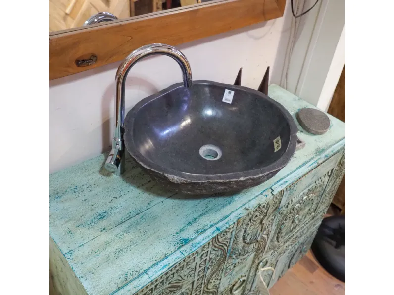 Mobile bagno A terra Mobile etnico bagno bilbao Nuovi mondi collection a prezzi outlet