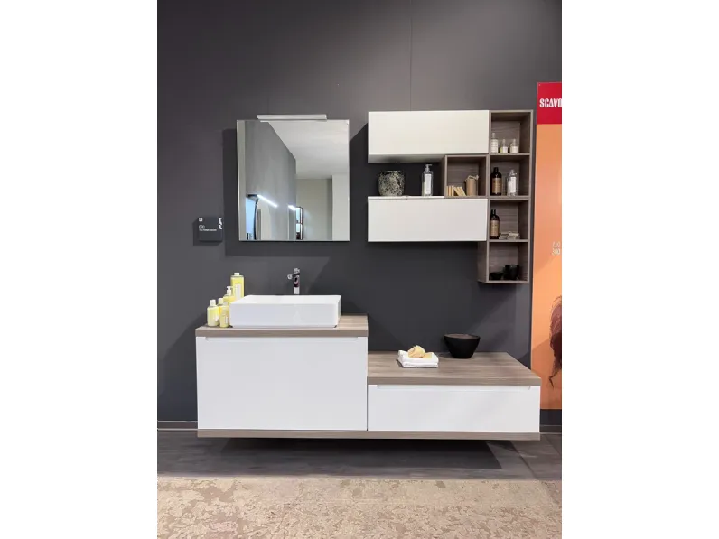 ARREDO BAGNO Scavolini bathrooms: mobile SCONTATO in OFFERTA OUTLET - 51%