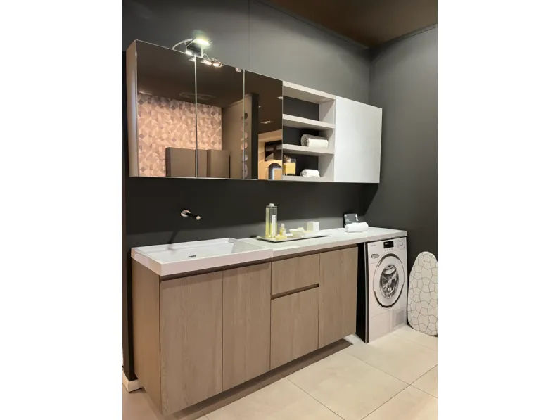 Mobile bagno in laminato modello Juno di Scavolini a prezzo Outlet