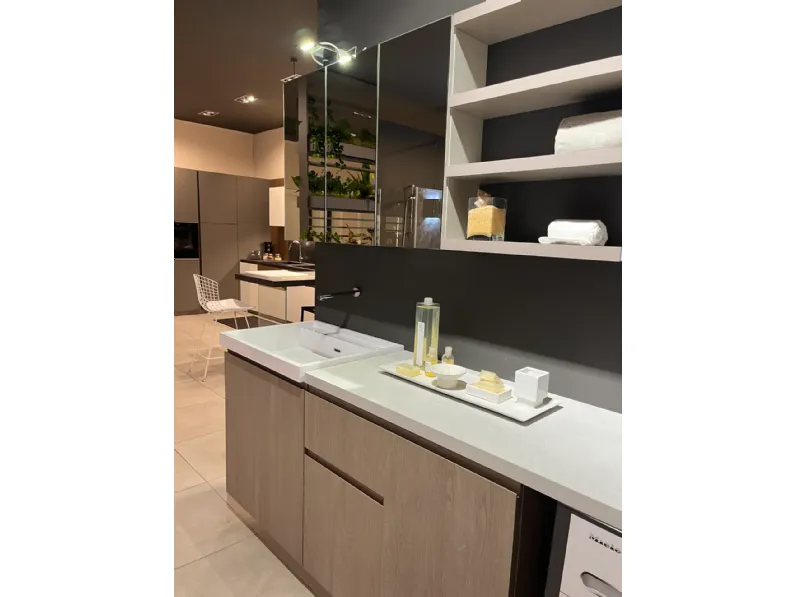 Mobile bagno in laminato modello Juno di Scavolini a prezzo Outlet