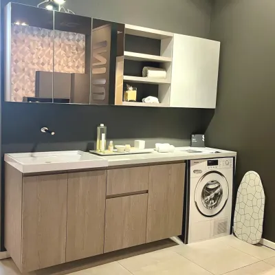 Mobile bagno in laminato modello Juno di Scavolini a prezzo Outlet