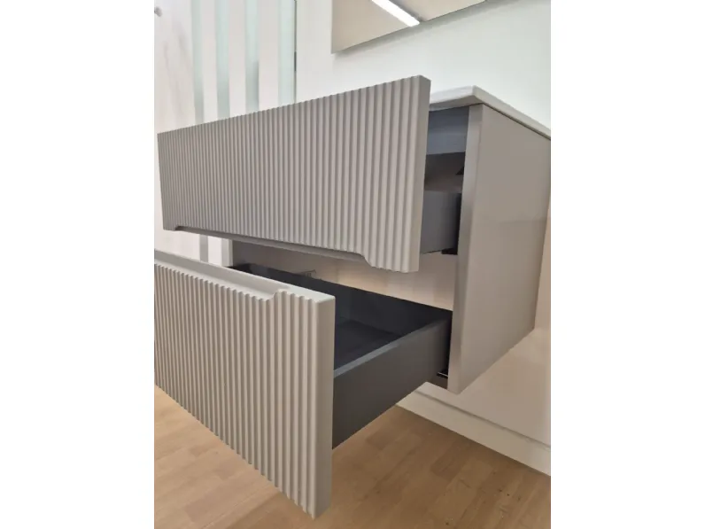Arredamento bagno: mobile Artigianale Easy cannettato a prezzo Outlet