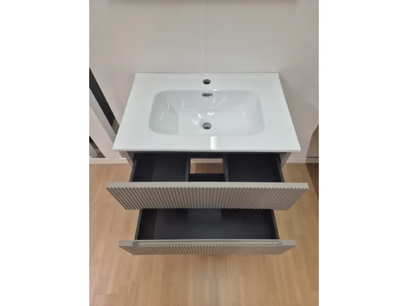 Arredamento bagno: mobile Artigianale Easy cannettato a prezzo Outlet