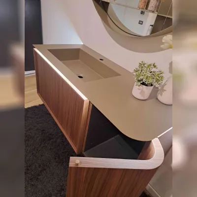 Mobile arredo bagno Sospeso Cerasa Bagno cerasa noce canaletto cannettato a prezzi scontati