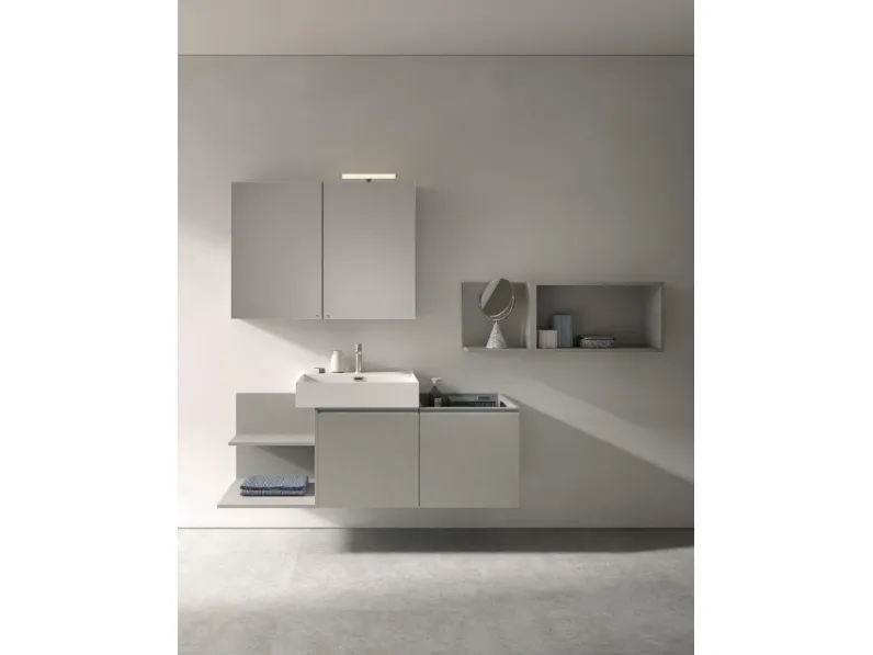 Mobile bagno sospeso Bik 012 di Artigianale SCONTATO - 40%