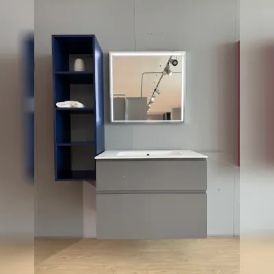 Mobile bagno in laccato opaco modello Compab di Compab a prezzo scontato