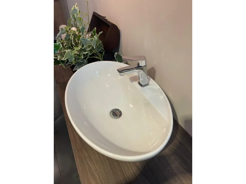 Arredamento bagno: mobile Arcom Cv 336 ely olmo marrone a prezzo scontato
