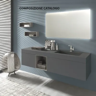 M system Baxar: mobile bagno sospeso A PREZZI OUTLET