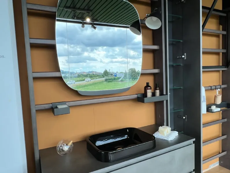 Mobile bagno in laminato modello Rivo gym di Scavolini bathrooms a prezzo Outlet