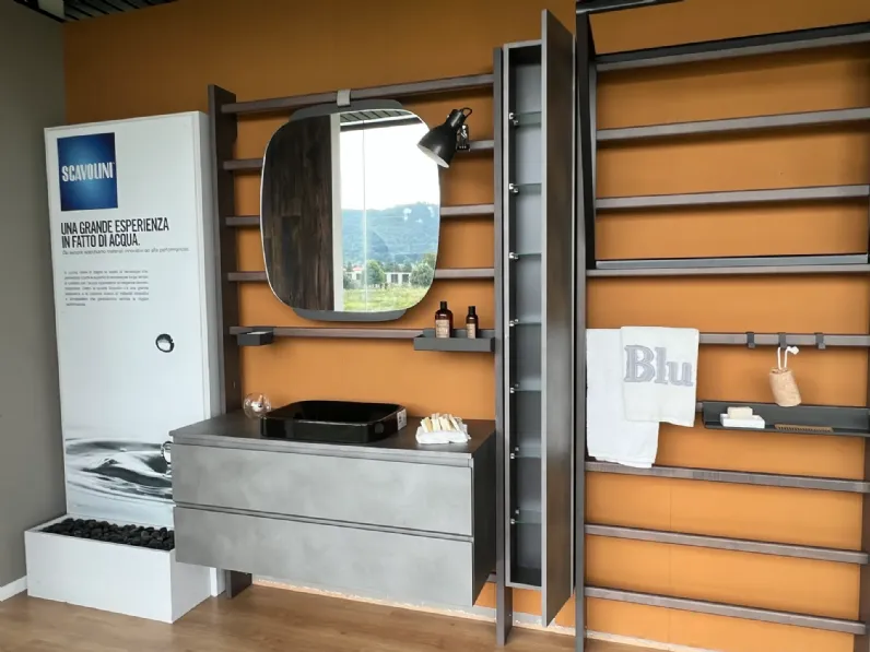 Mobile bagno in laminato modello Rivo gym di Scavolini bathrooms a prezzo Outlet