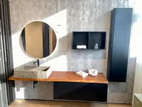 Arredamento bagno: mobile Compab Rovere bollito in offerta