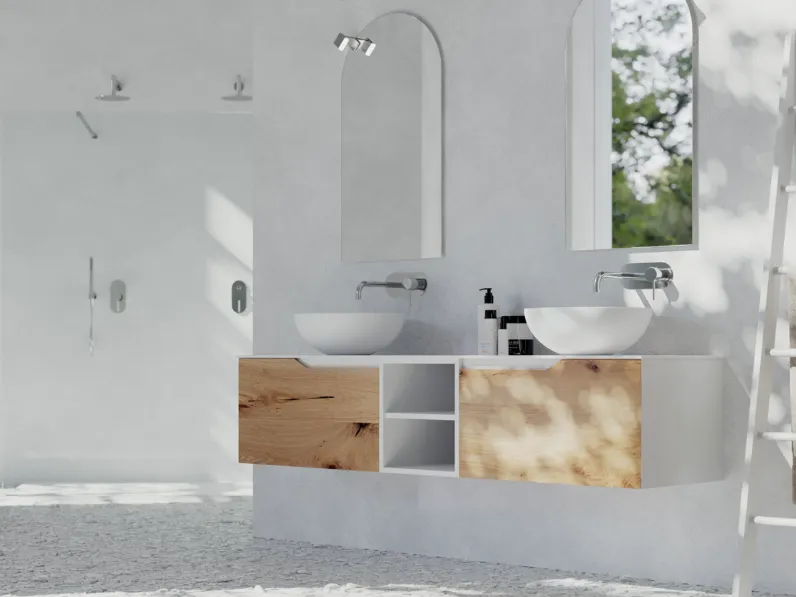 Rustech rt02 Collezione esclusiva: mobile da bagno A PREZZI OUTLET