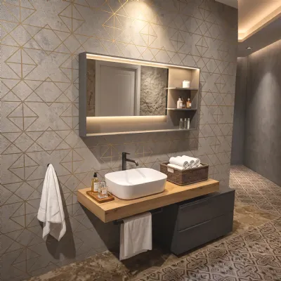 Mobile per la sala da bagno Baxar m2 in Offerta Outlet