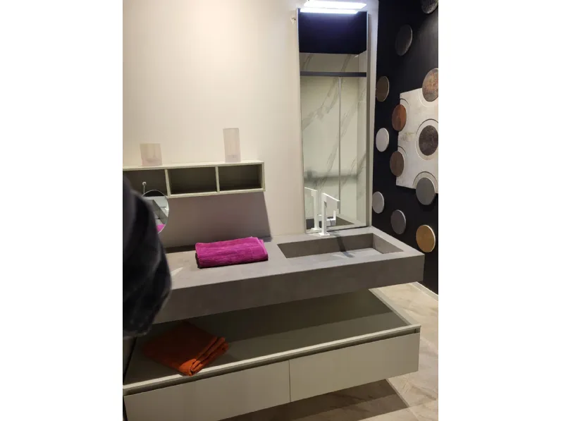 Mobile arredo bagno Sospeso Ideagroup Cubik a prezzo conveniente