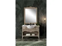 Mobile bagno in legno modello Irene di Mobilificio bellutti a prezzo Outlet