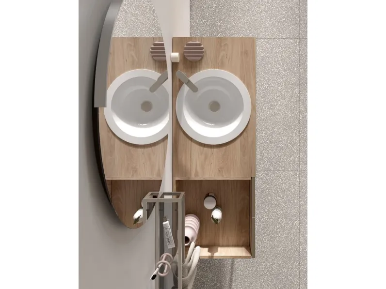 Arredamento bagno: mobile Artigianale Bik 013 a prezzo Outlet