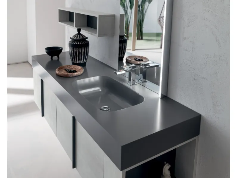 Mobile bagno Corian 156 Artigianale SCONTATO a PREZZI OUTLET
