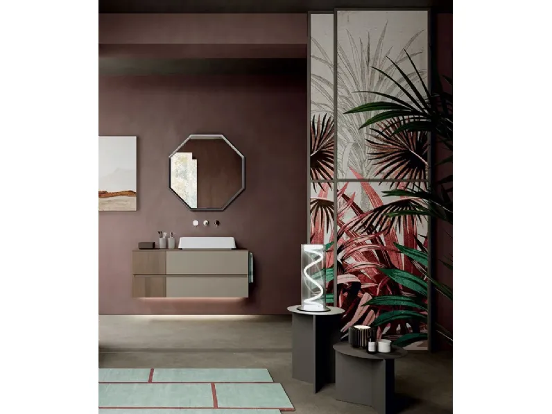 Mobile bagno design Segno * di Cerasa in OFFERTA OUTLET - 30%