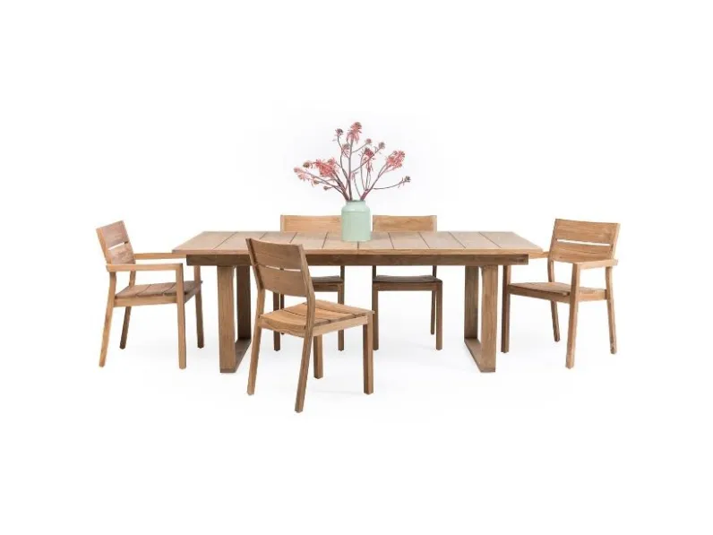 Arredo Giardino Allungabile  teak massiccio  Md work a prezzo scontato