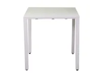 Arredo Giardino Collezione esclusiva Alma bianco quadrato cm70x70 - vacchetti a prezzo ribassato