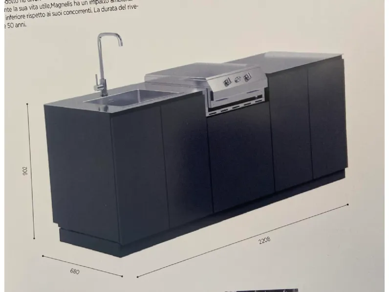 Cucina outdoor barbeque Artigianale a prezzo scontato Arredo Giardino