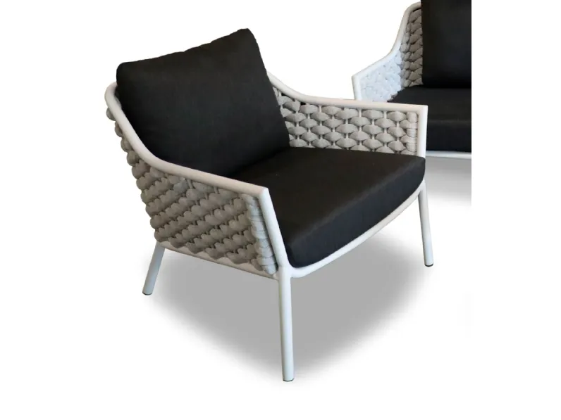 Arredo Giardino Bizzotto Salotto everly bianco a prezzo scontato
