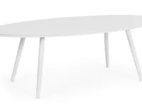 Bizzotto Tavolino bianco space : Arredo Giardino in offerta