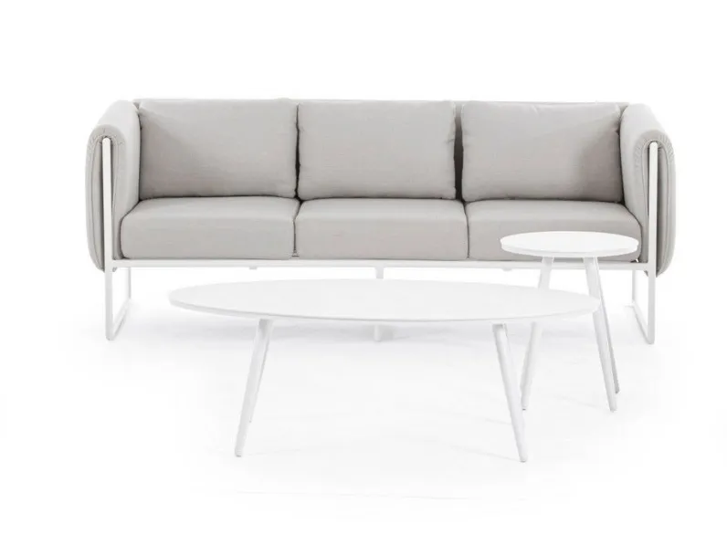 Bizzotto Tavolino bianco space : Arredo Giardino in offerta