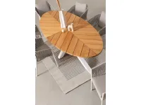 Arredo giardino Tavolo palmdale 240 con 8 sedie Bizzotto OFFERTA OUTLET - 30%
