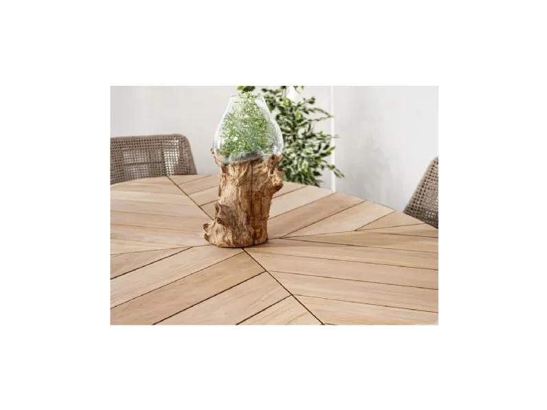 Arredo giardino Tavolo palmdale 240 con 8 sedie Bizzotto OFFERTA OUTLET - 30%