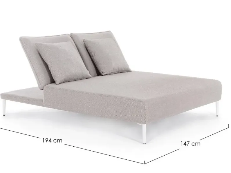 Arredo giardino Viper lettino Bizzotto OFFERTA OUTLET - 50%