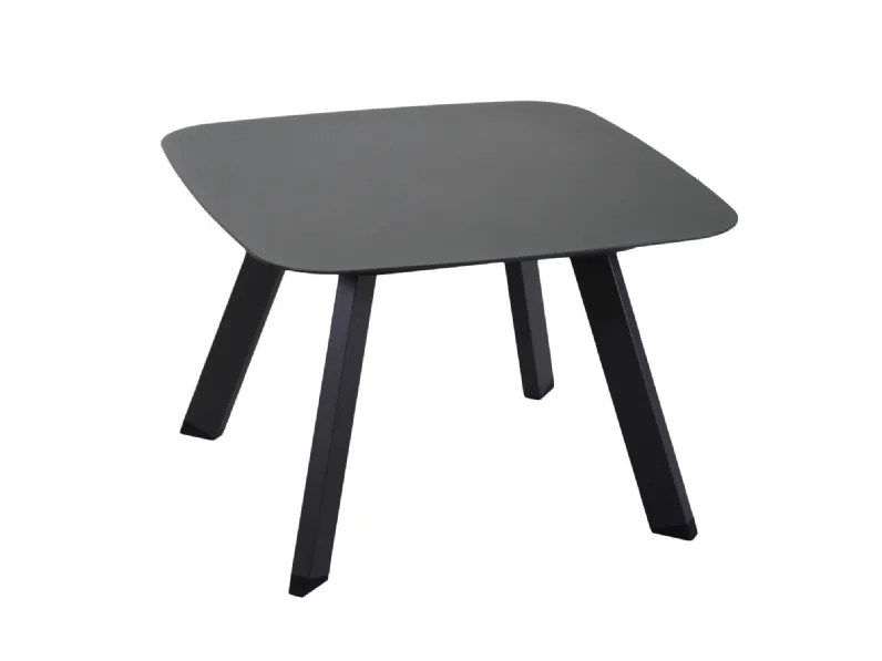 Mobile giardino modello Salotto alluminio riverside antracite con cuscini grigi (bracciolo in hpl) 3 pezzi - vacchetti di Collezione esclusiva IN OFFERTA