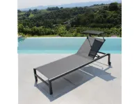 Arredo giardino Cosma outdoor living Lettino madison antracite - cosma A PREZZI OUTLET