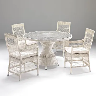 Arredo giardino Md work Sedia cortina intreccio a manomarca rehau di altissima qualità  A PREZZI OUTLET
