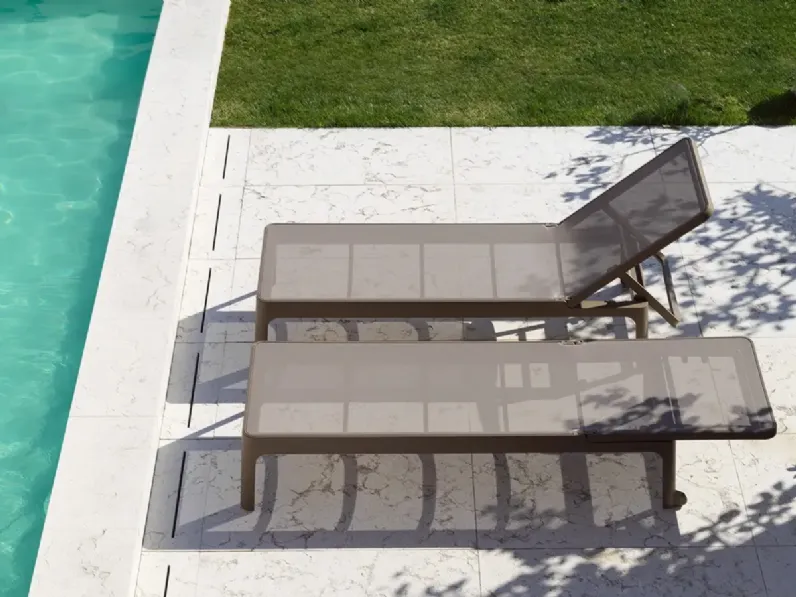 Mobile giardino modello Lettino plano tortora di Nardi IN OFFERTA