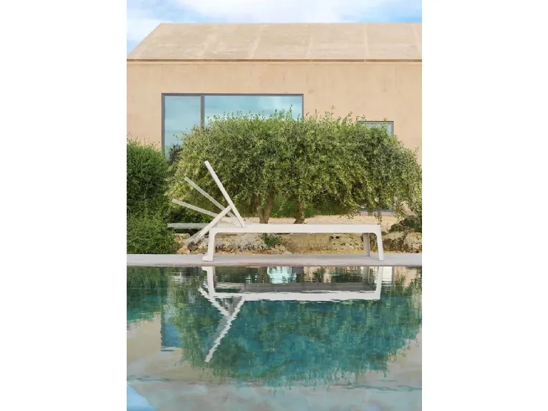 Mobile giardino modello Lettino plano tortora di Nardi IN OFFERTA