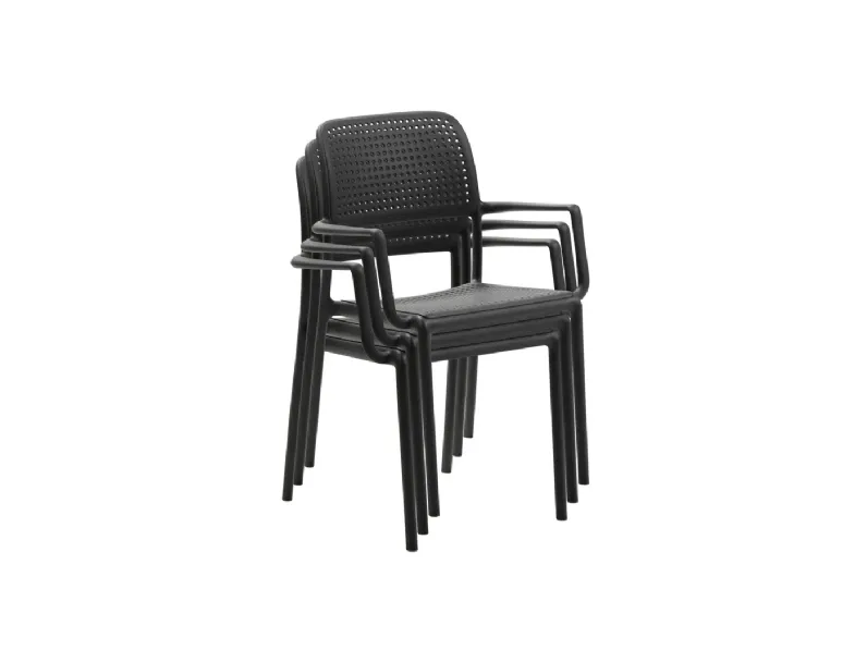 Arredo Giardino Nardi Tavolo step 60cm con 2  bora antracite a prezzo scontato