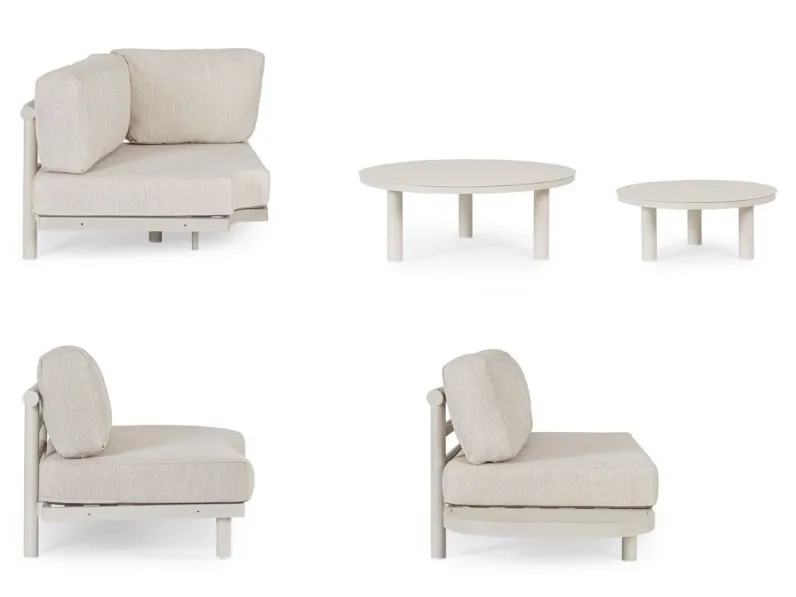 Salotto hercules sabbia Bizzotto: arredo giardino a prezzo Outlet